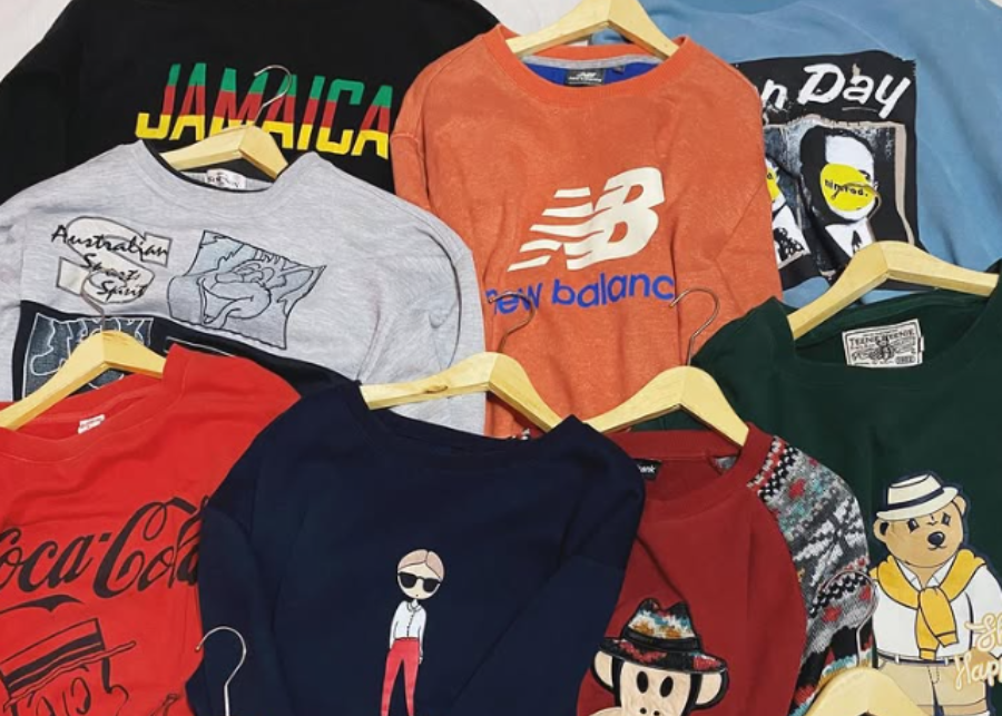 thrift crewneck di tangerang