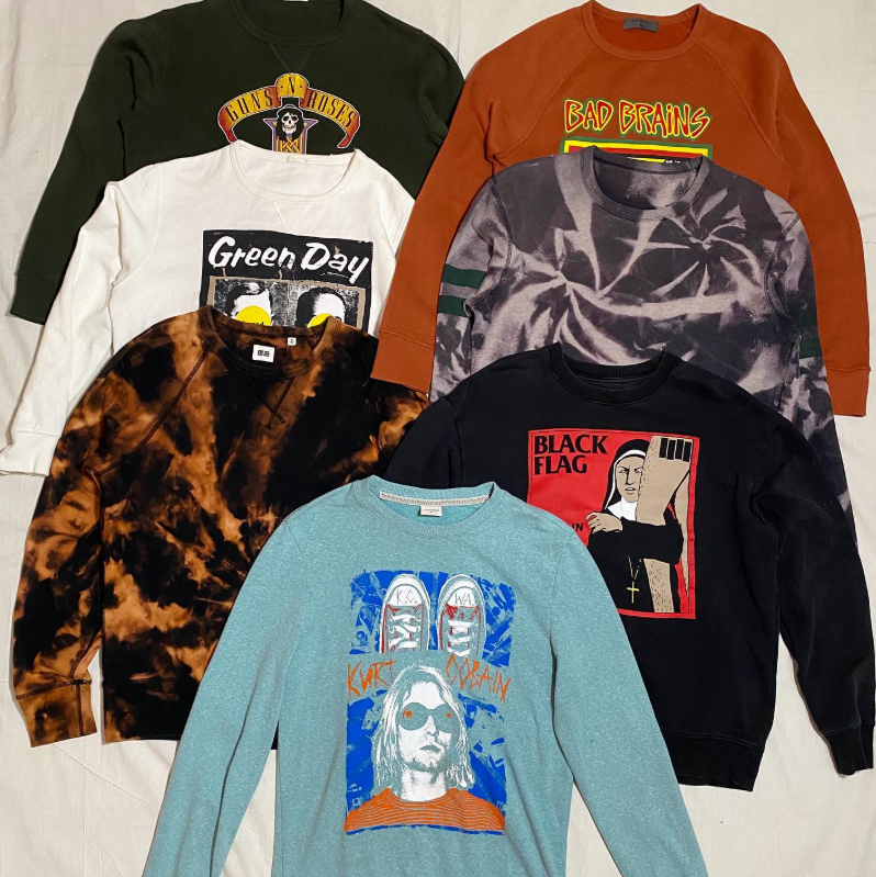 Thrift Murah Tangerang: Crewneck Branded & Vintage